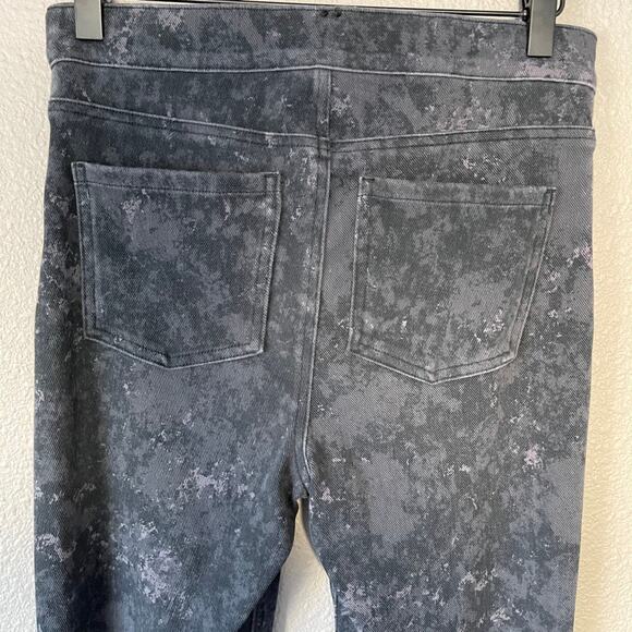 Spanx Jean-ish Ankle Length Pull on Faux Pocket Womens Jegging Leggings Medium - Picture 6 of 9